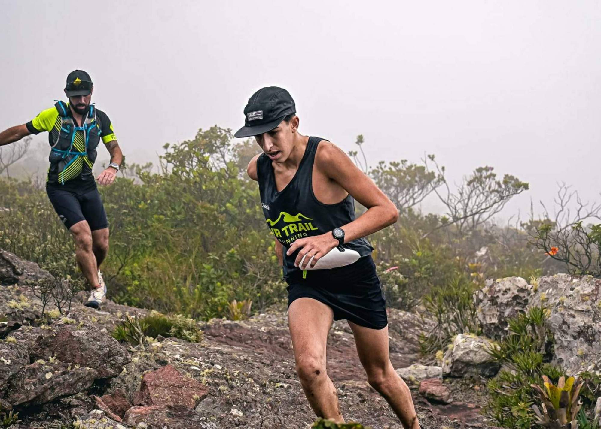 Pedro Guedes em competição de skyrunning
