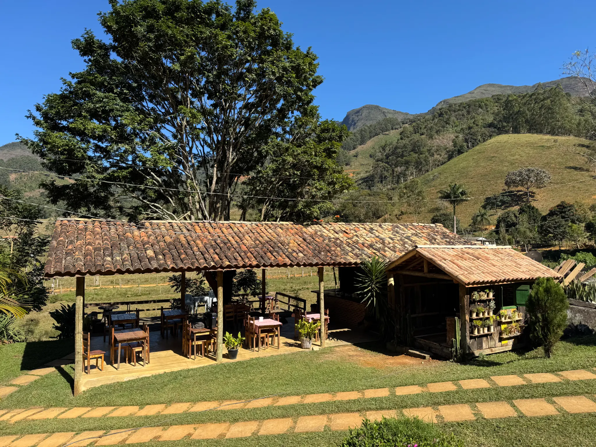 Estrutura completa da fazenda colonial